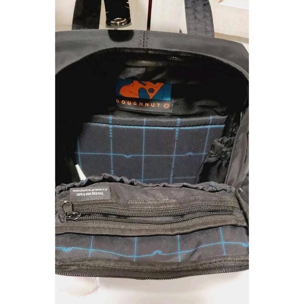 DOUGHNUT Macaroon Mini Series Gamescape Backpack Black Vegan - Picture 7 of 9